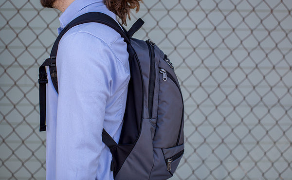 A profle shot of a person wearing the Synapse 19.